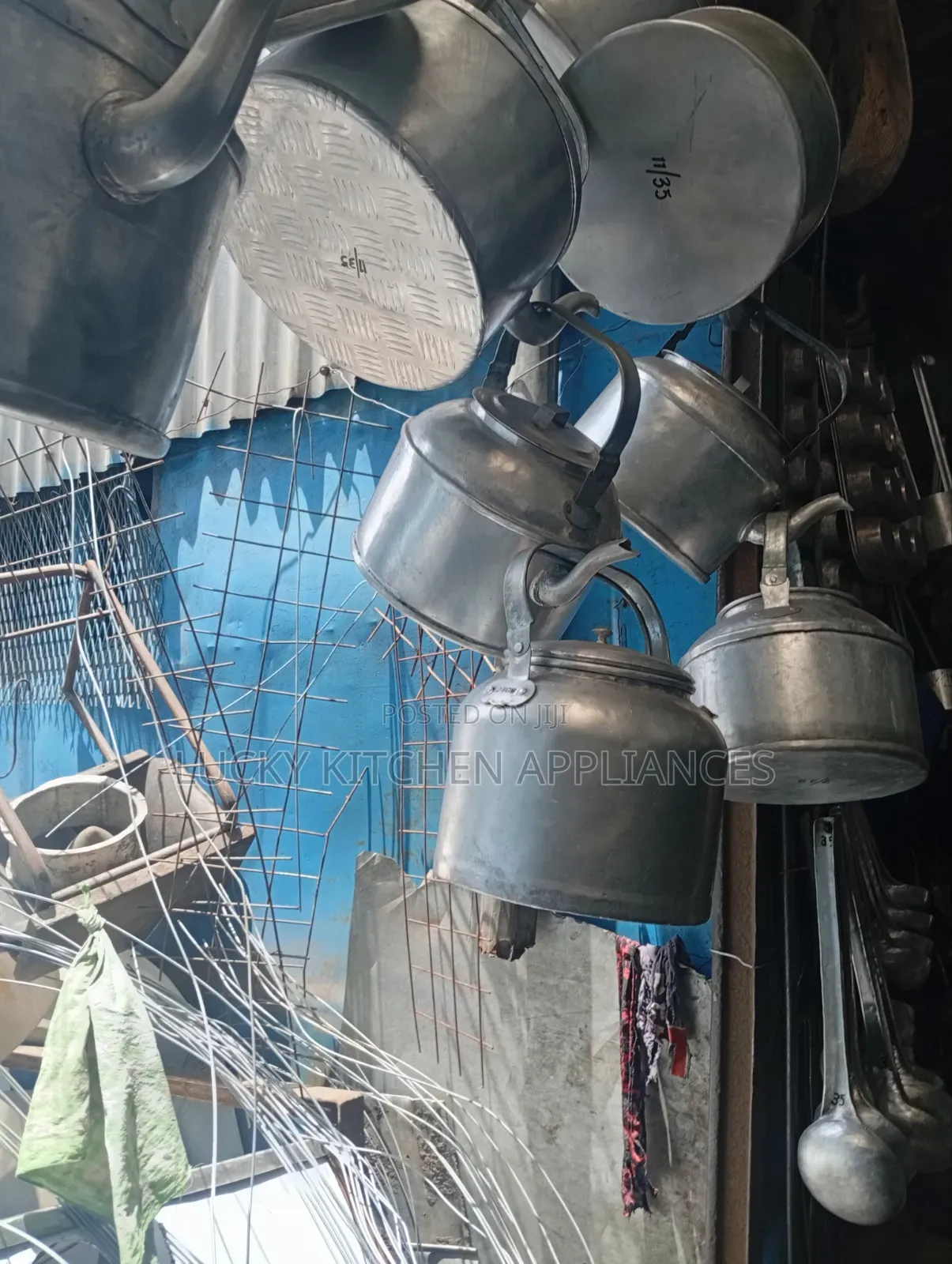 Heavy Aluminium Kettle/Birika.
