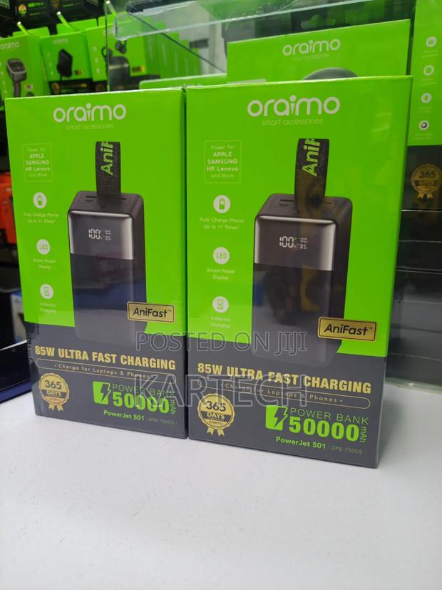 Oraimo Powerjet 501 50,000mah 85w Portable Power Bank