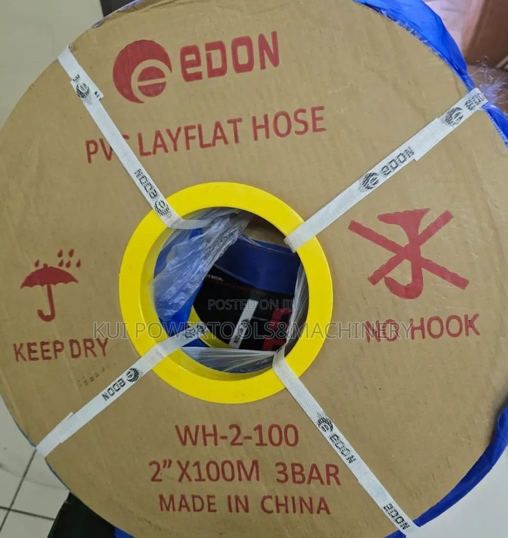 Edon 2" by 100m PVC Lay Flat Hose/ 100m Hose