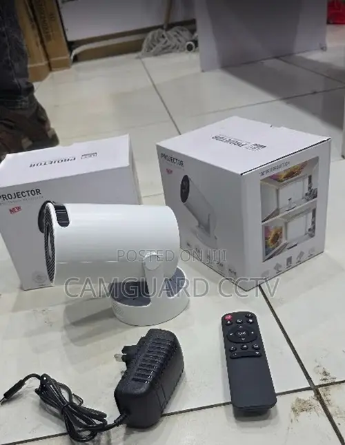 Hy300 Pro Ultra Mini Smart Projector With Type-C Power Cable