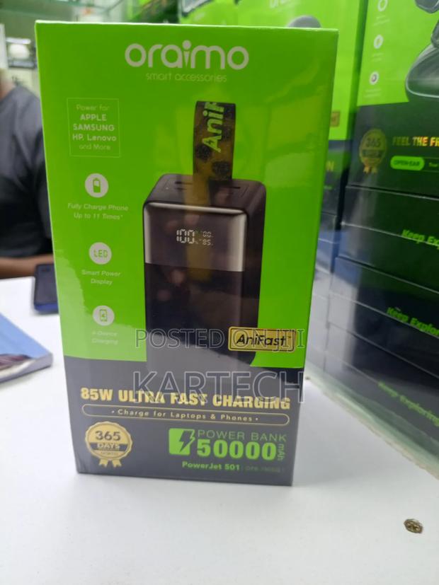 Oraimo Powerjet 501 50000mah Ultra Fast 85w Portable Power Bank