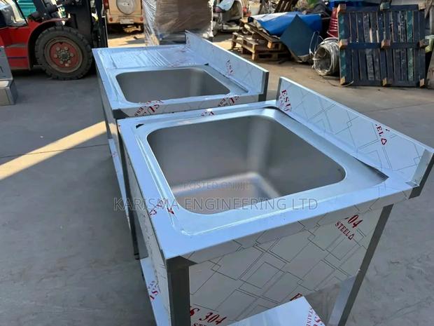 +3 Heavy-Duty, Freestanding Stainless Steel - main view