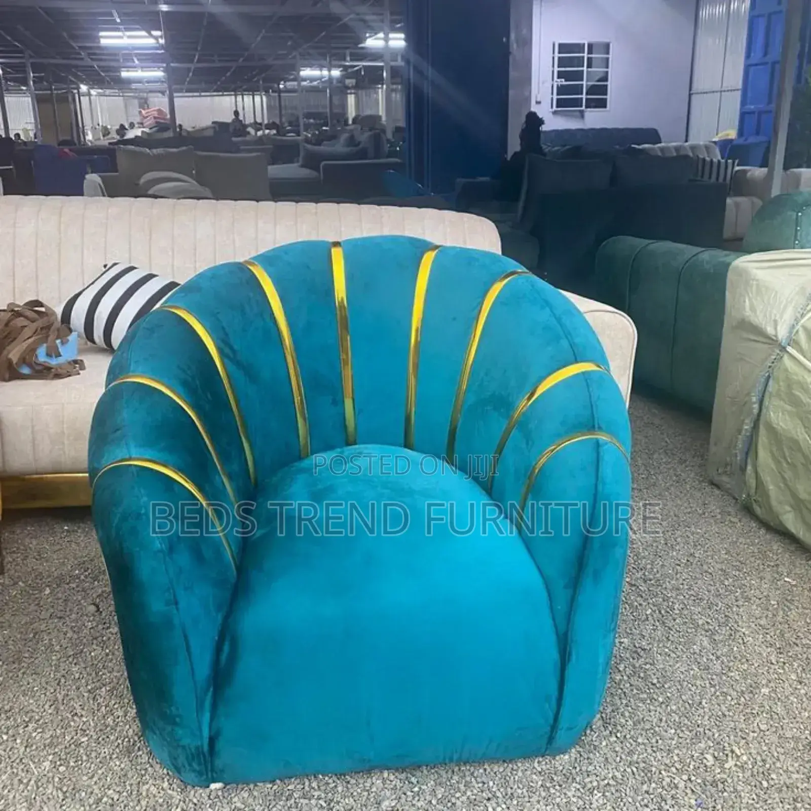 Teal Shell Chair
