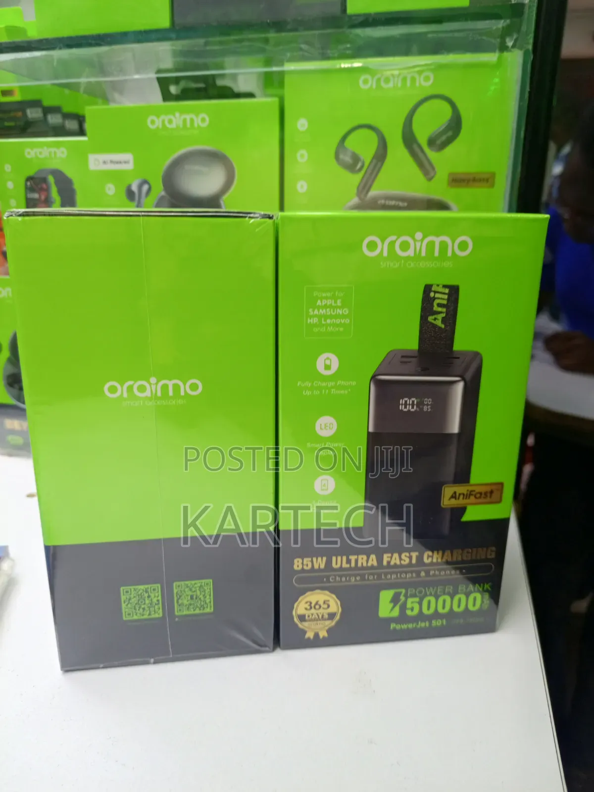Oraimo Powerjet 501 50000mah 85w Multi-Device Fast Charger Power Bank