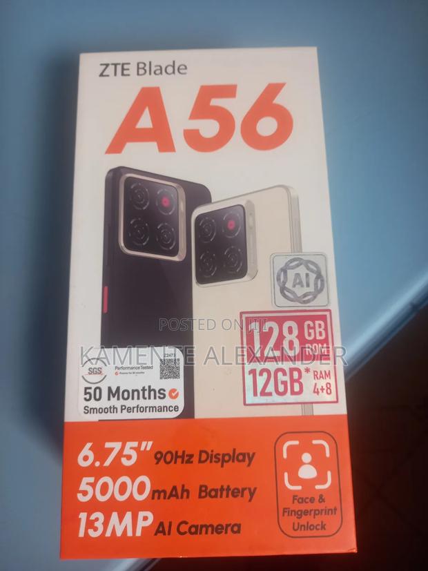 New ZTE Blade A56 128 GB Black