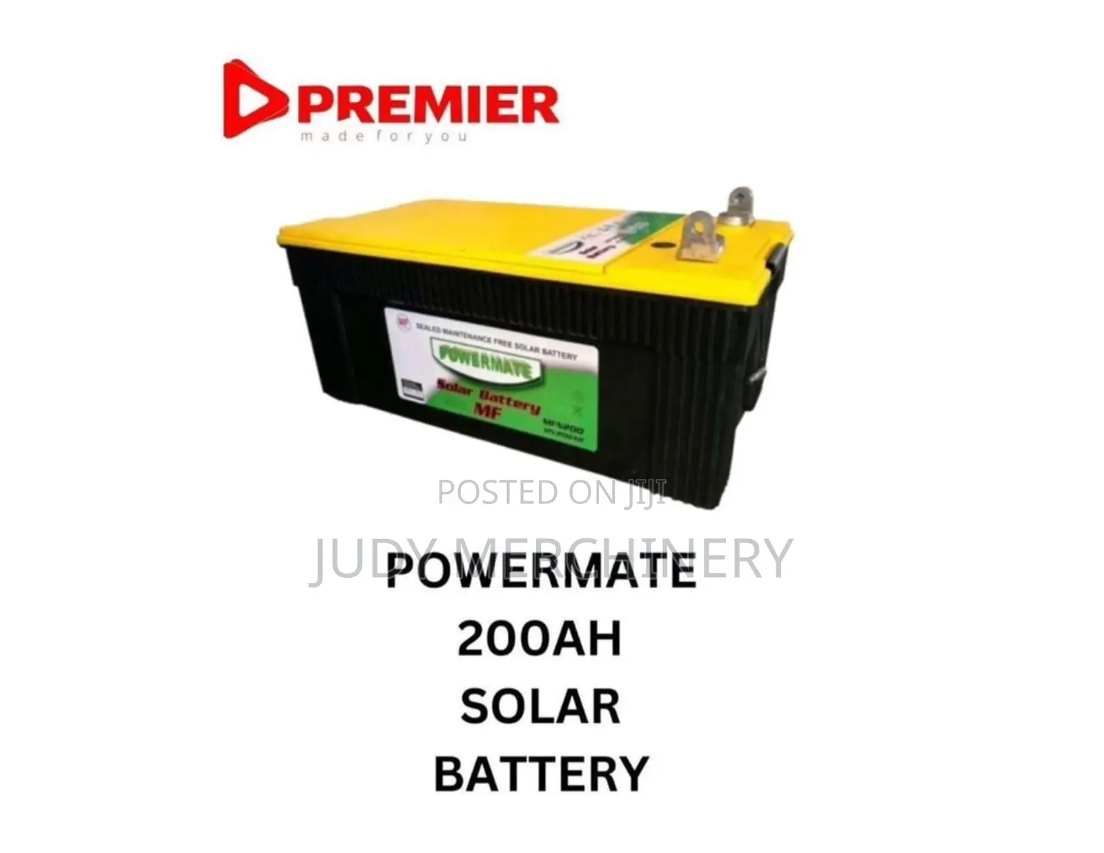 Premier Powermate 200ah Solar Battery