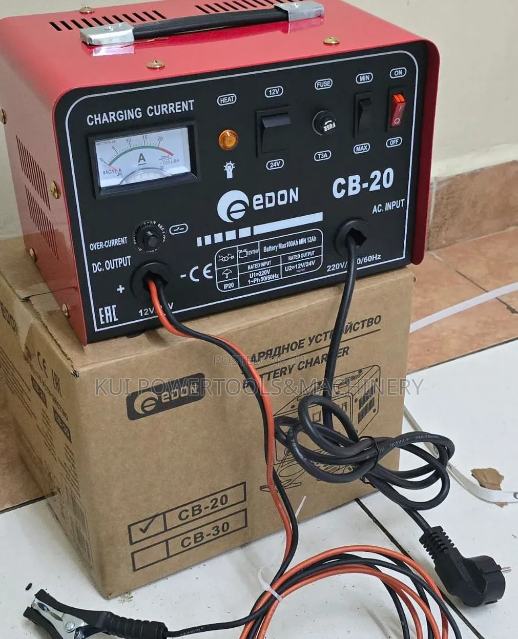 Edon 12/24v Battery Charger/ 20a Battery Charger