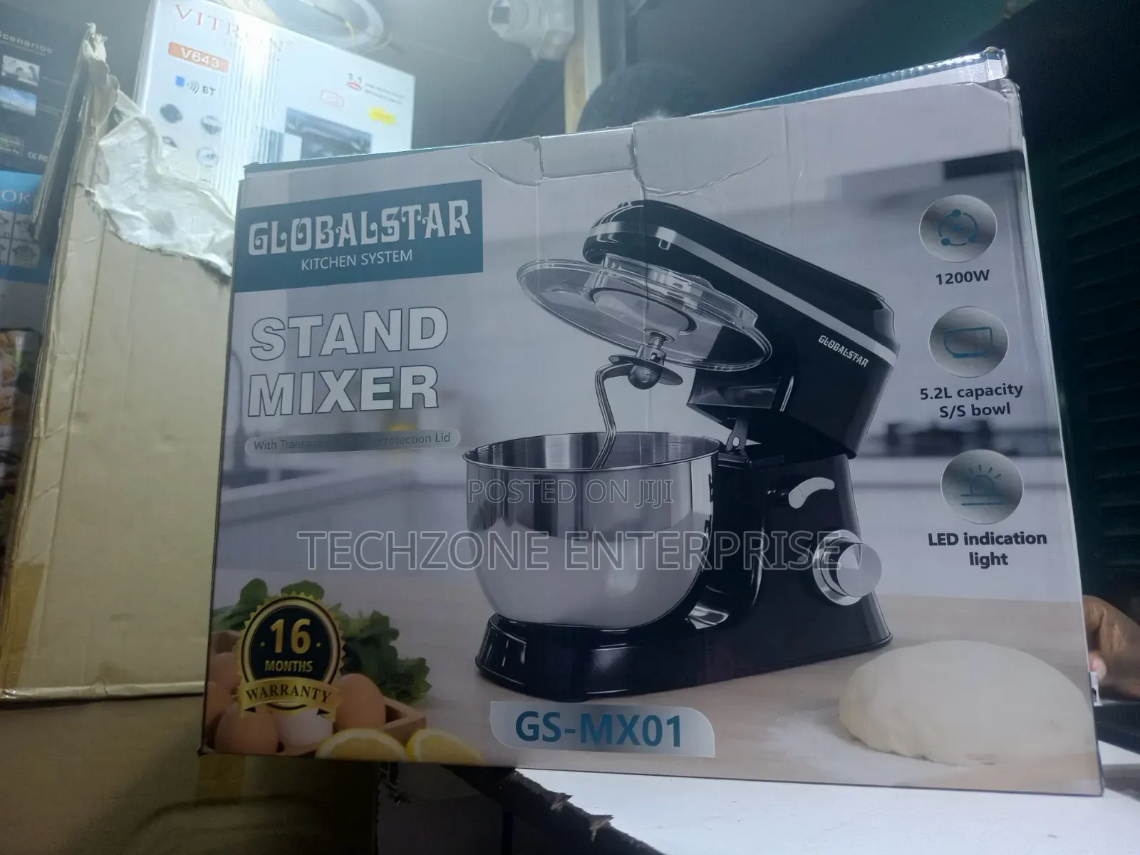 5.2 Litres Globalstar Commercial Stand Mixer 