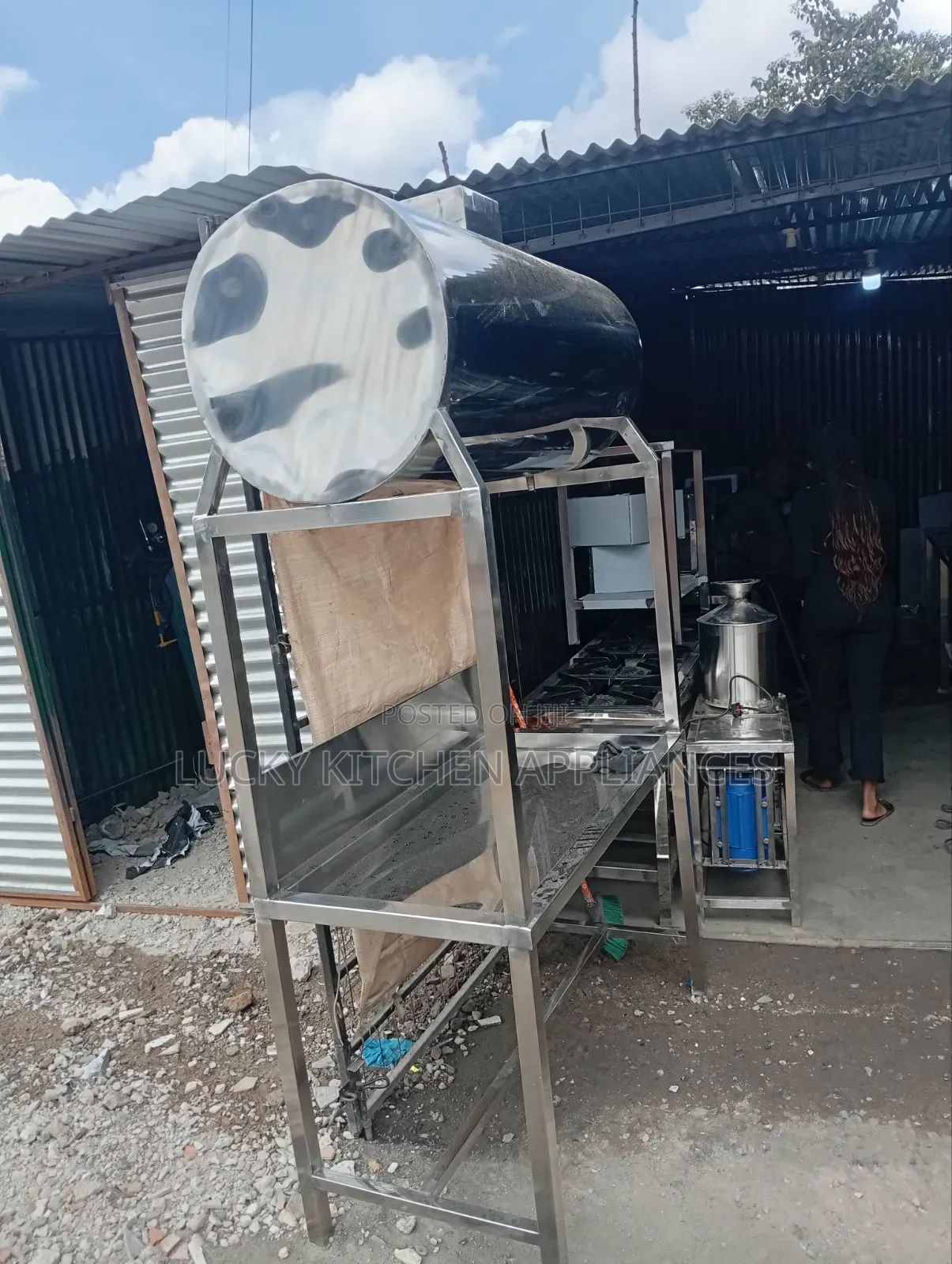 Water Riffilling Station Tank.