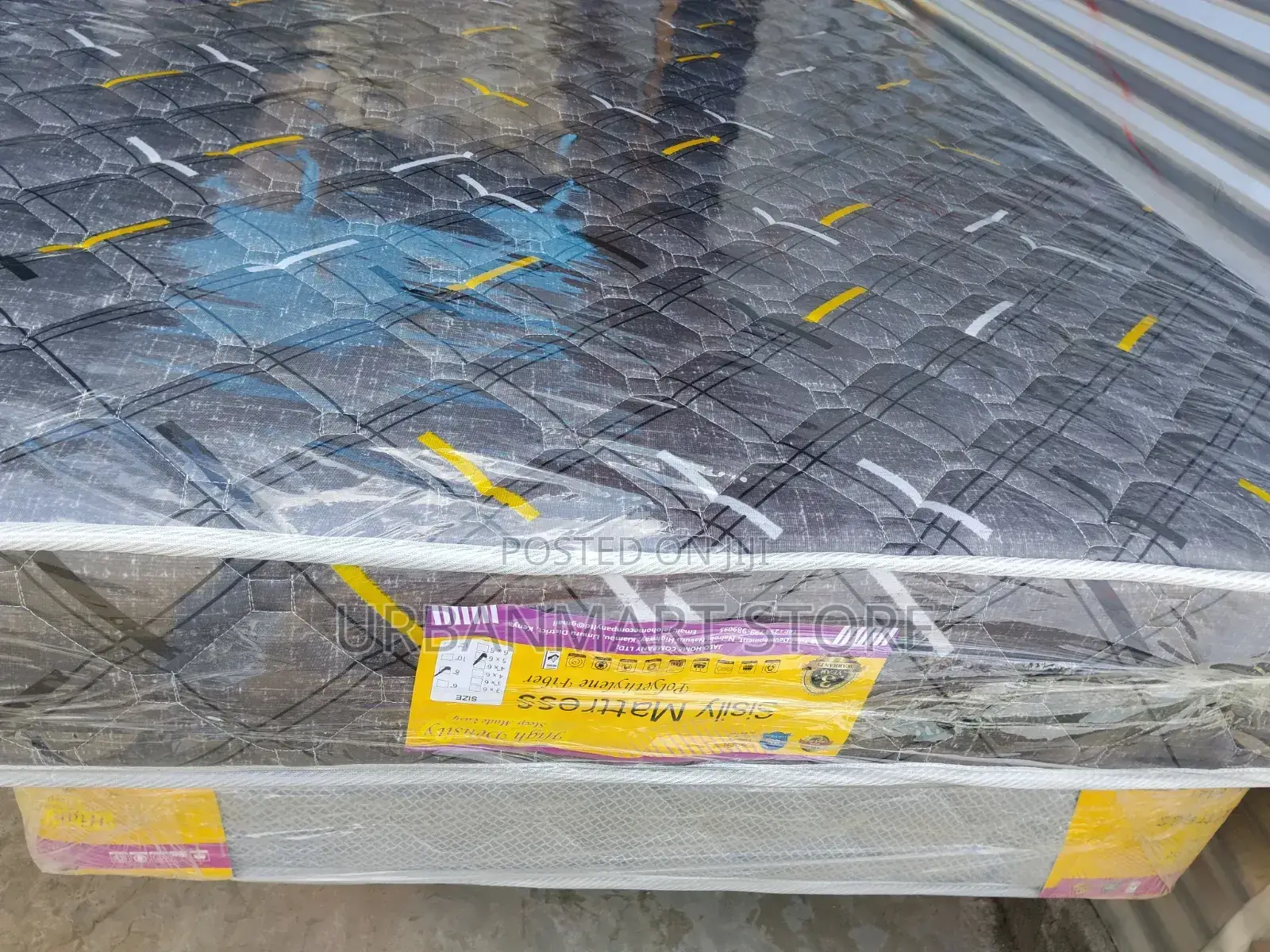 High Density Quilted 8 Inches Thick, 5 by 6, Sisily Fibre Mattress