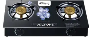 Ailyons 2-Burner Glass Top Gas Cooker