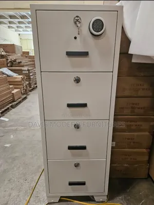 4-Drawers Vertical Fireproof Cabinet