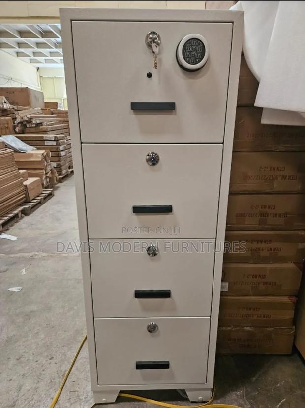 4-Drawers Vertical Fireproof Cabinet