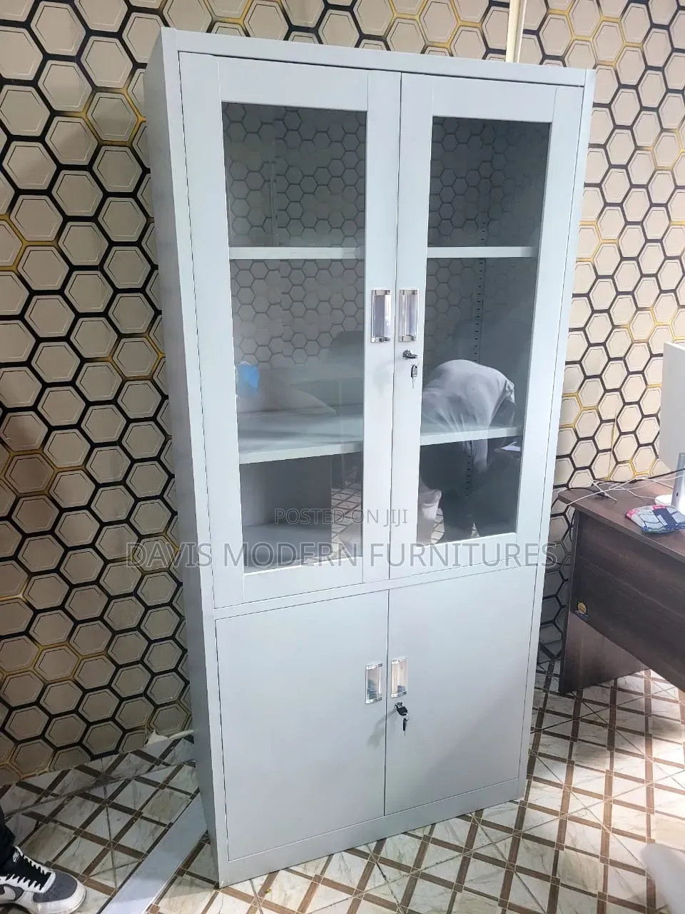 Full Height Steel Office Cabinet Combination Display
