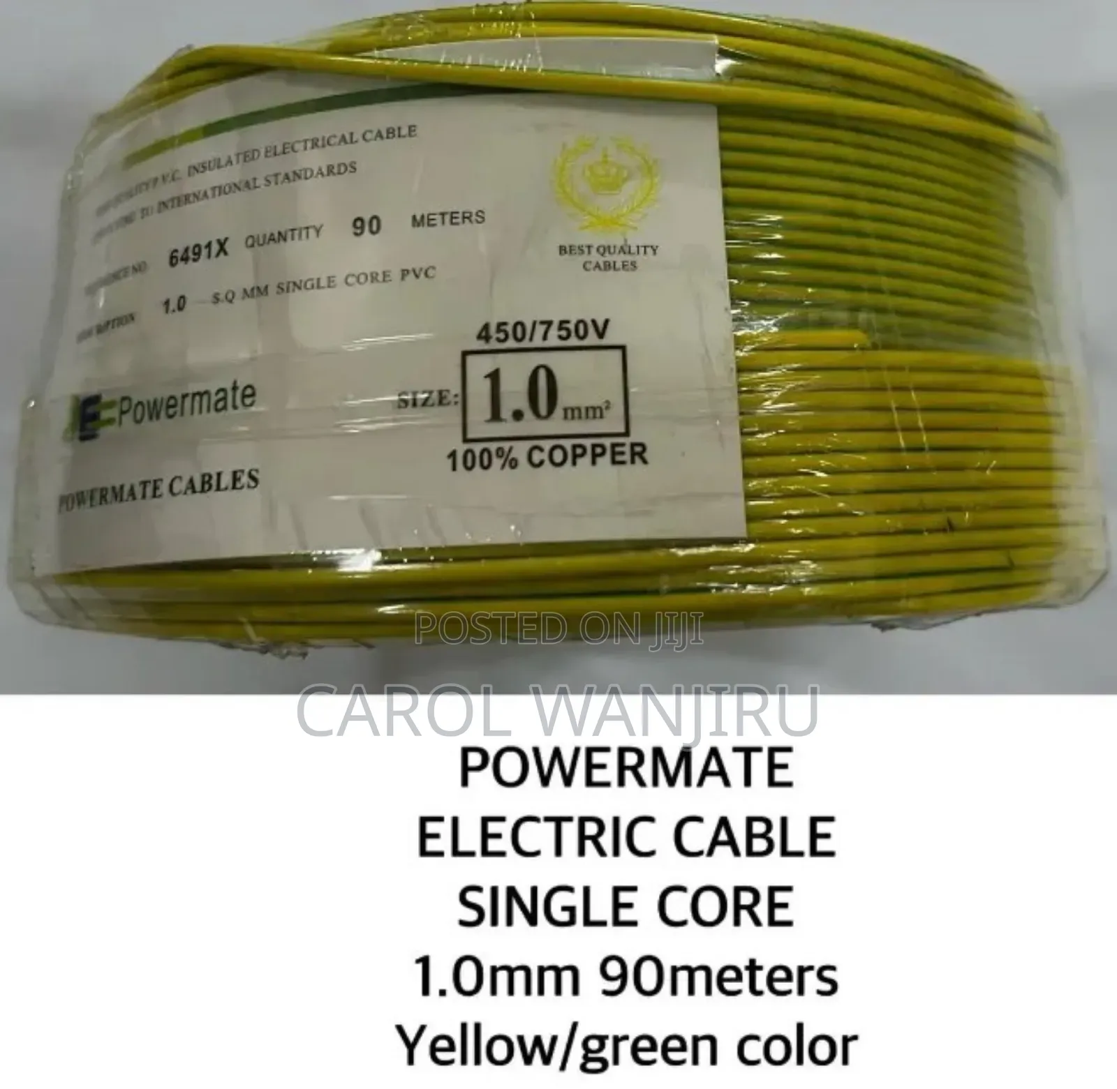 New 1.0mm Powermate Electric Cable/1.0mm Powermate Electric Cable