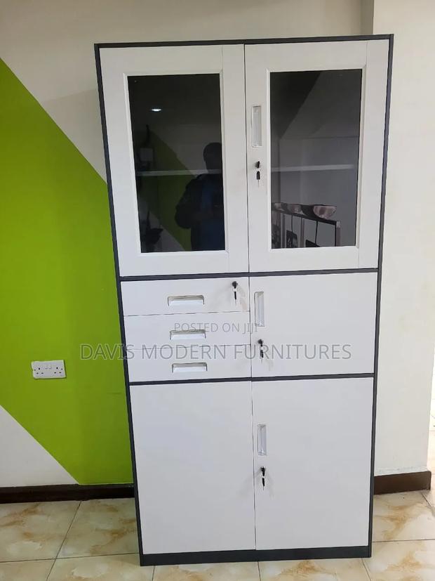 Multiple -Compartment Steel Executive Cabinet