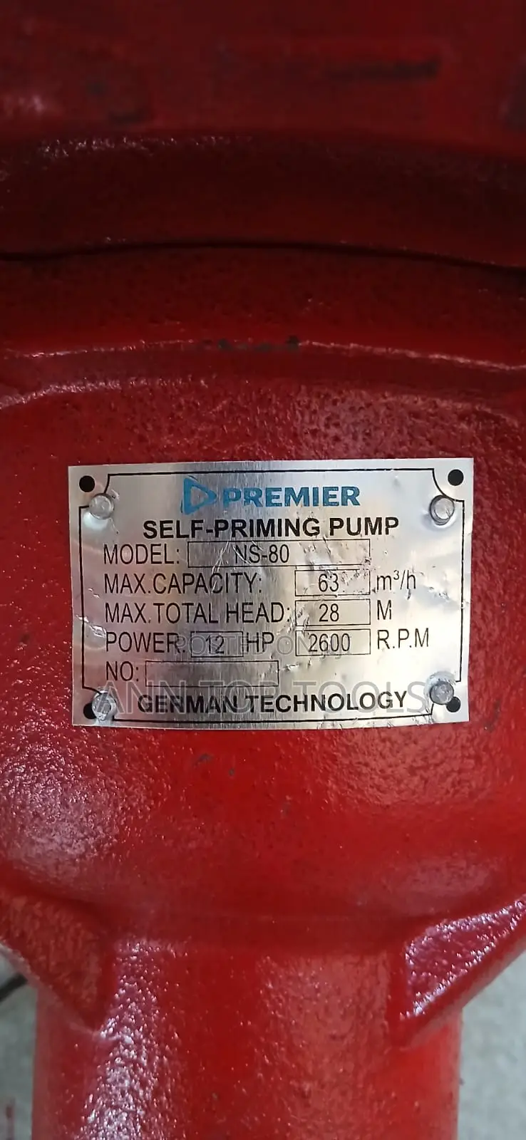 12 Hp Premier Self Primming Bare Pump