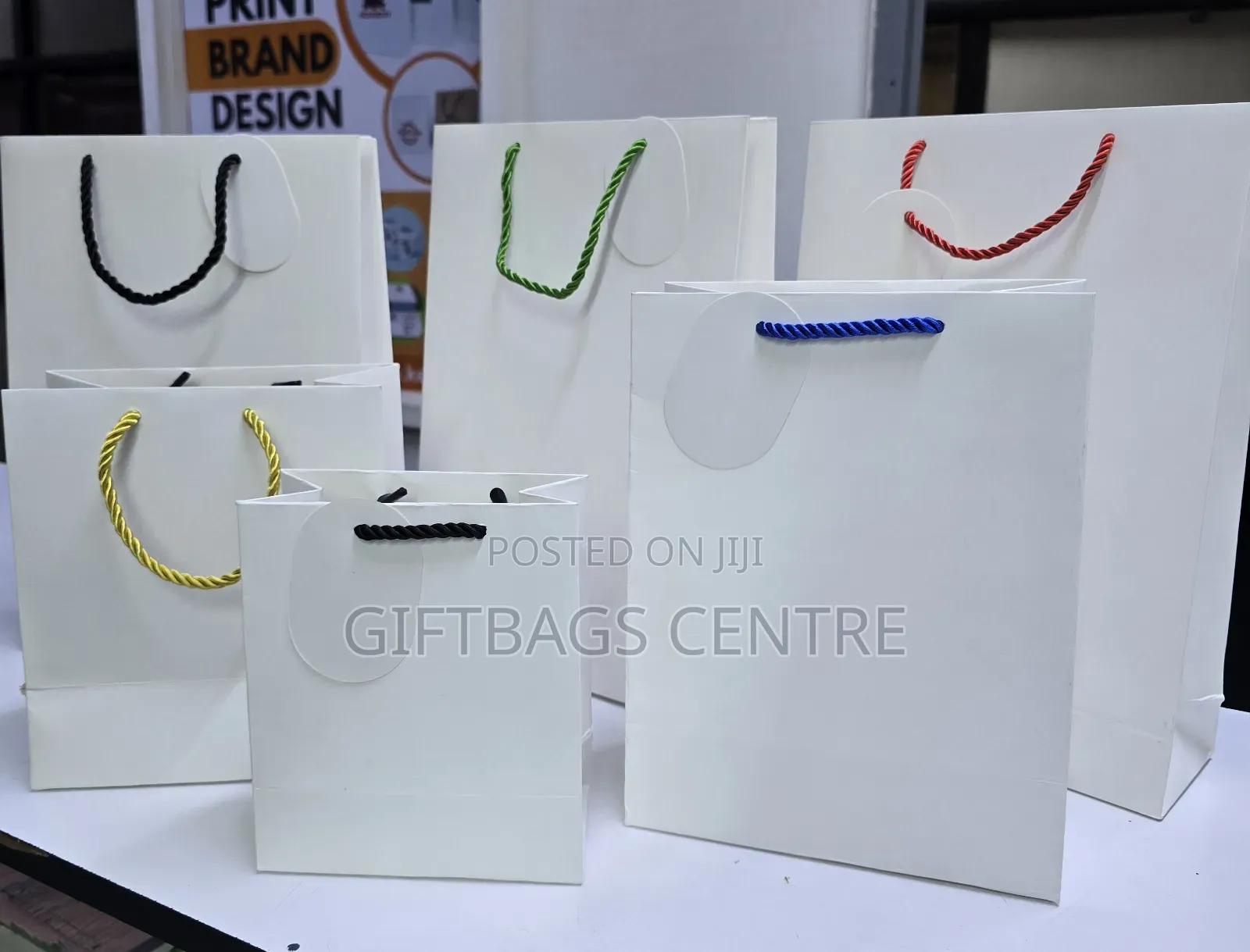 Gift Bags White