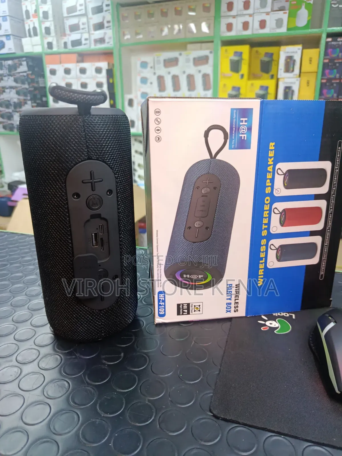 F109 Outdoor Bluetooth Speaker Type C Rechargeable With Fm/Usb