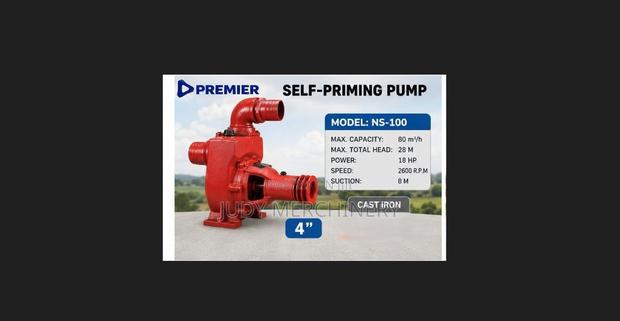 4" Self Priming Pump Cast Iron - main view