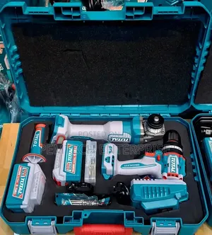 Total 20v Brushless Cordless Drill and Angle Grinder Kit