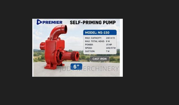 6" Self Priming Pump Cast Iron - main view
