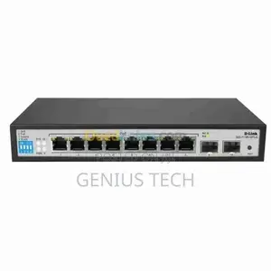 DGS-F1100-10ps – 8 Port Gigabit Poe Switch + 2 SFP Uplink