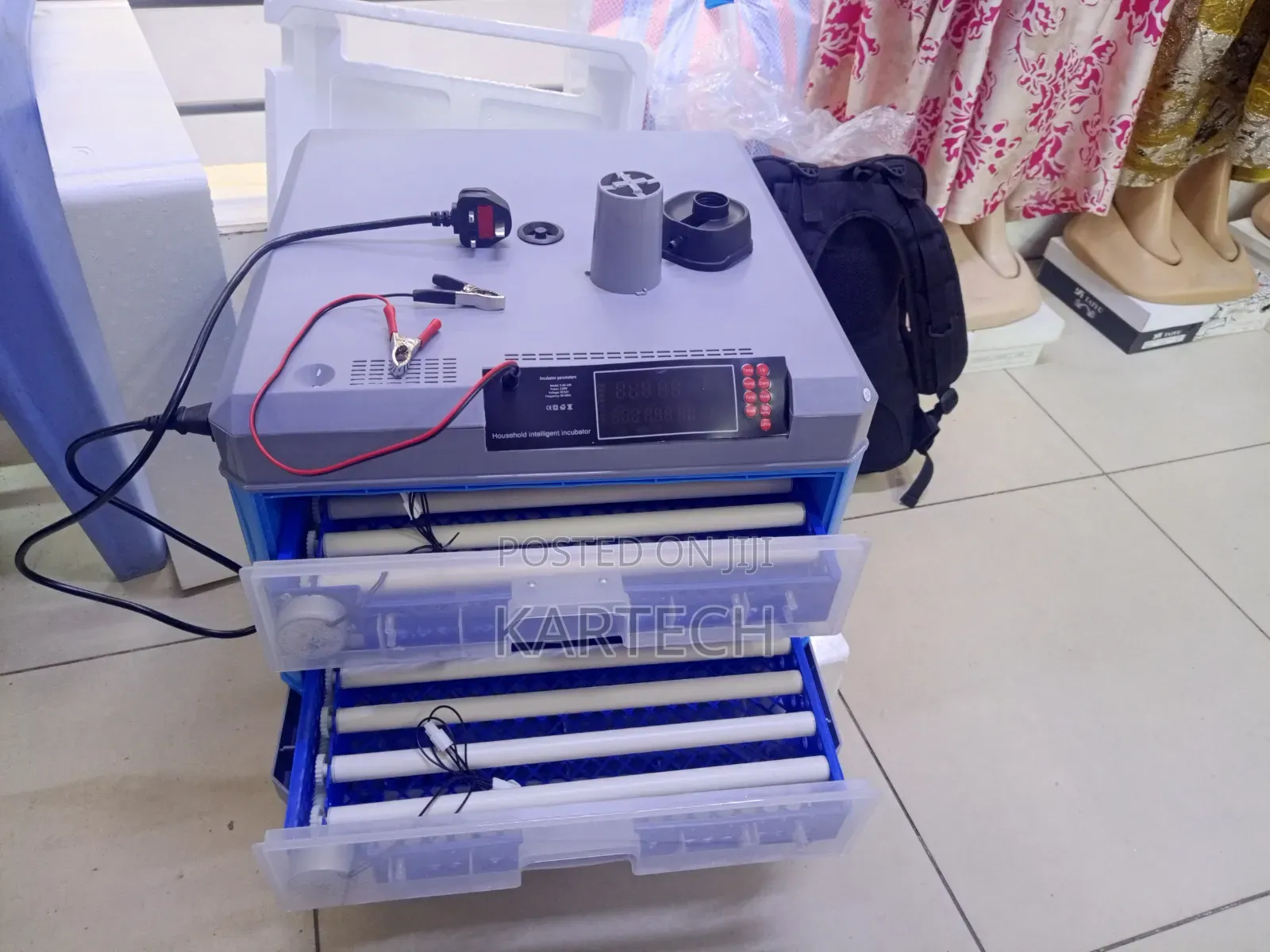136 Eggs Automatic Digital Egg Incubator Machine - Drawer Type
