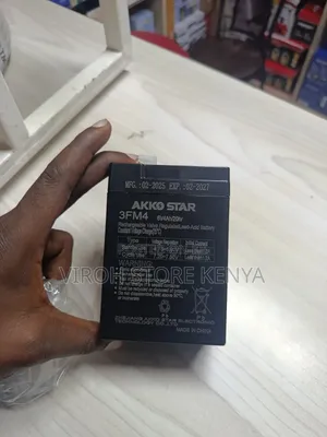 Original Akko Star 6v 4ah Battery – Rechargeable