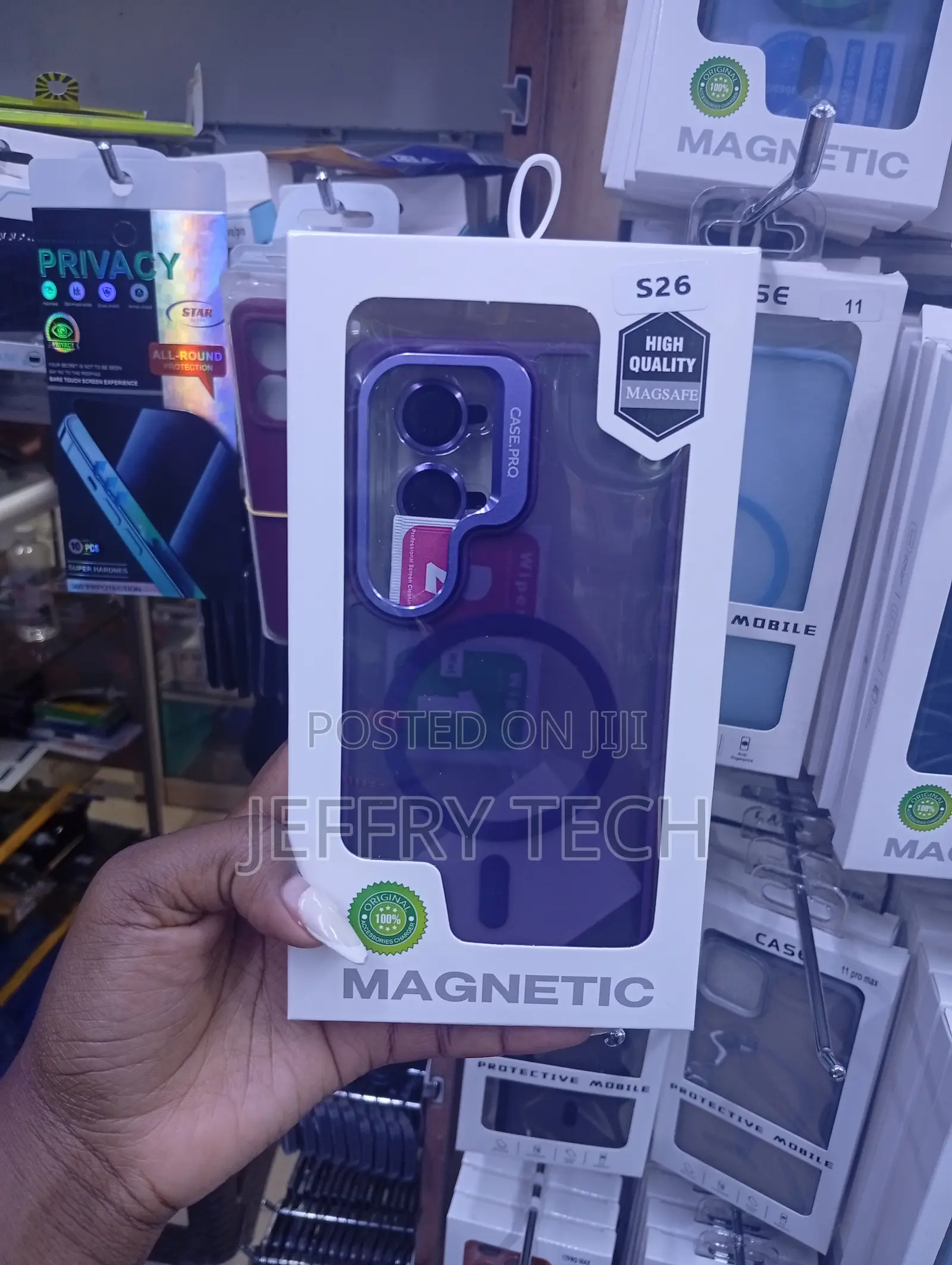 Samsung Galaxy S26 Purple Magnetic Phone Case