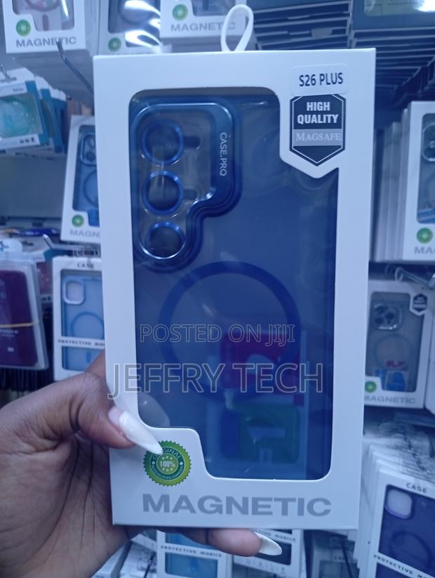 Samsung Galaxy S26 Plus Blue Magnetic Magsafe Phone Case