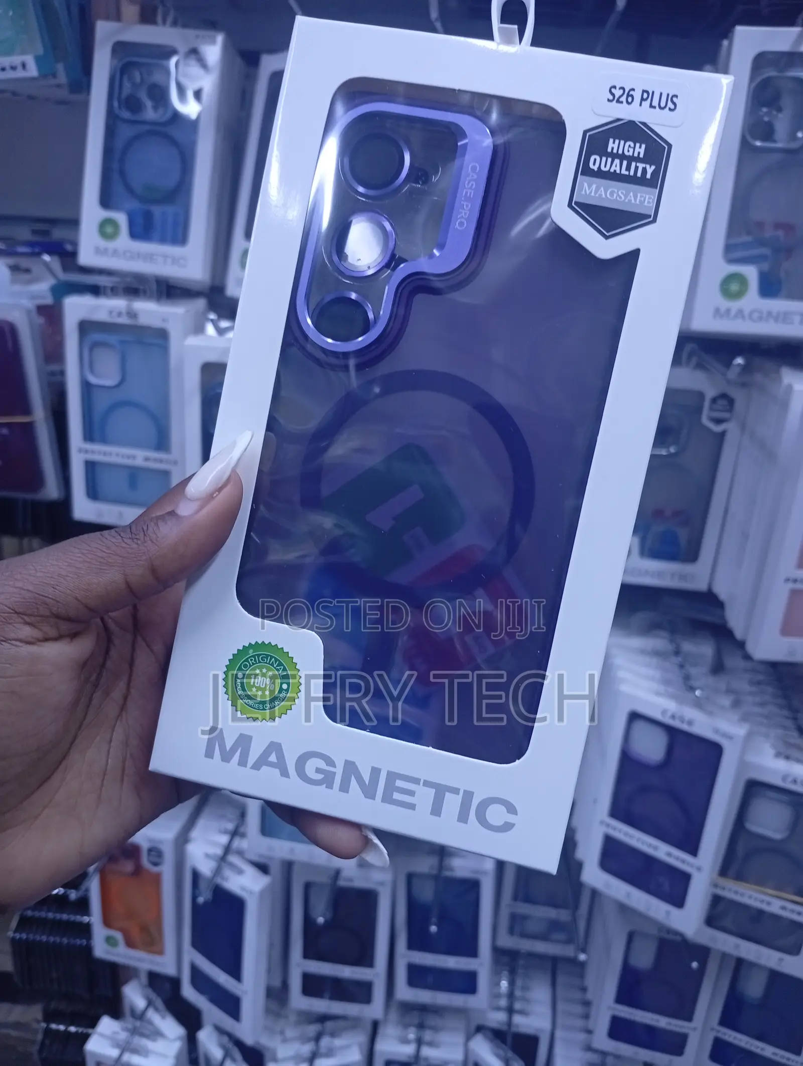 Samsung Galaxy S26 Plus Purple Casepro Magnetic Bumper Phone Case