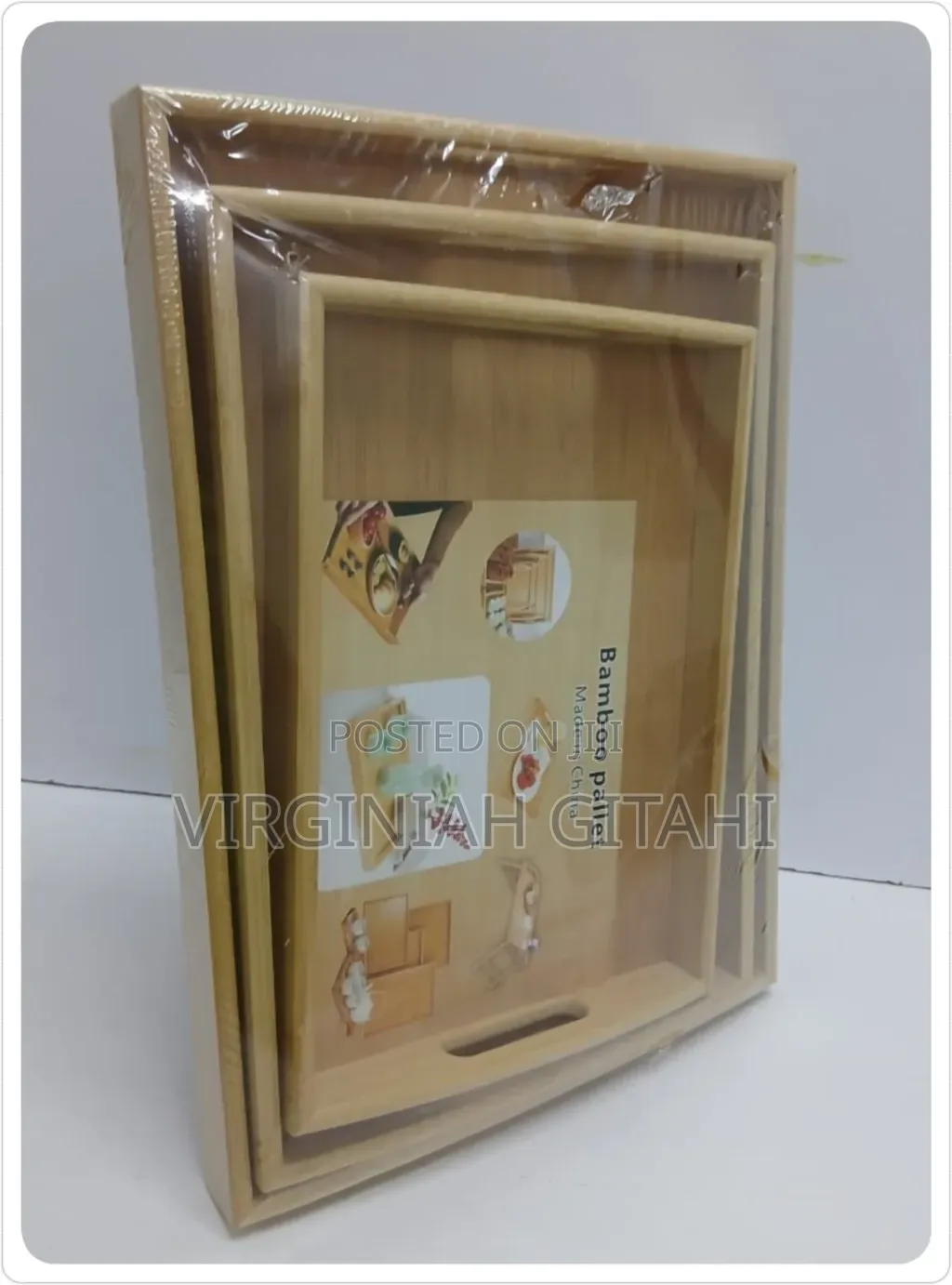 3 in 1 Bamboo Serving Tray