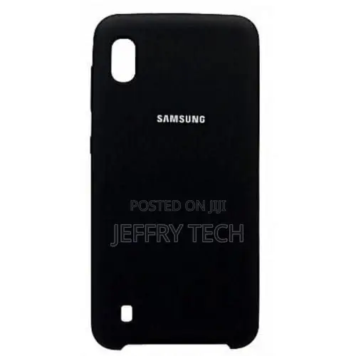 Silicone Back Case for Samsung Galaxy A10- Black