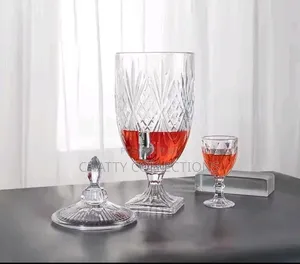 5 LTRS Glass Juice/Beverage Dispenser With Tap