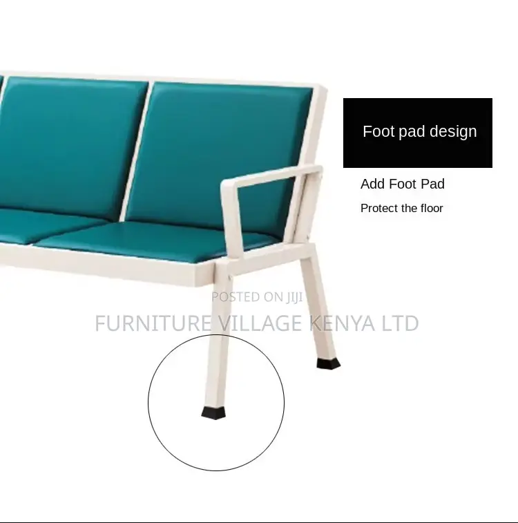 3-Seater Modern Guest Waiting Reception Bench