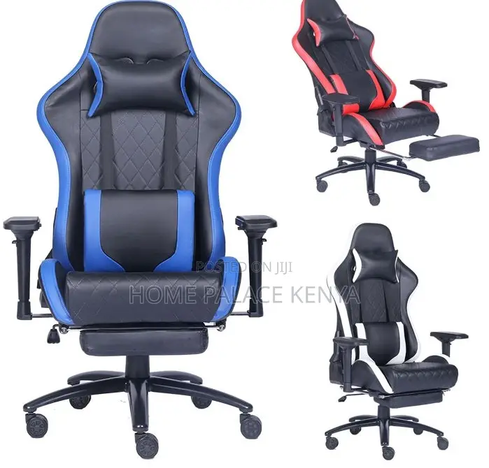 Gaming Chair: Comfortable Leather Reclining Gaming Chair