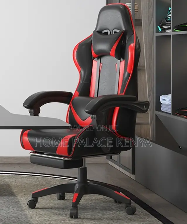 Gaming Chair: Comfortable Leather Reclining Gaming Chair