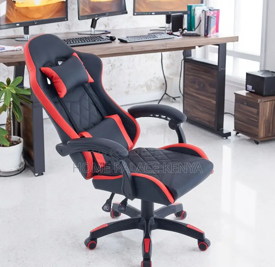 Gaming Chair: Comfortable Leather Reclining Gaming Chair