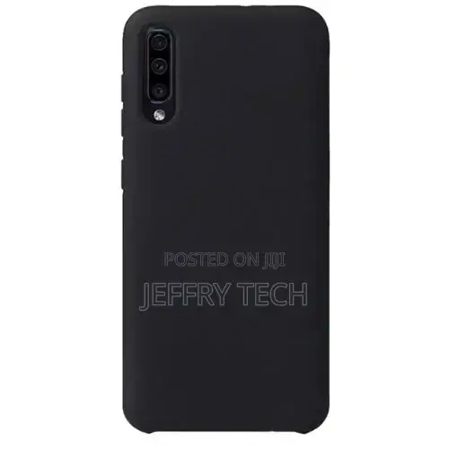 Silicone Back Case for Samsung Galaxy A10- Black