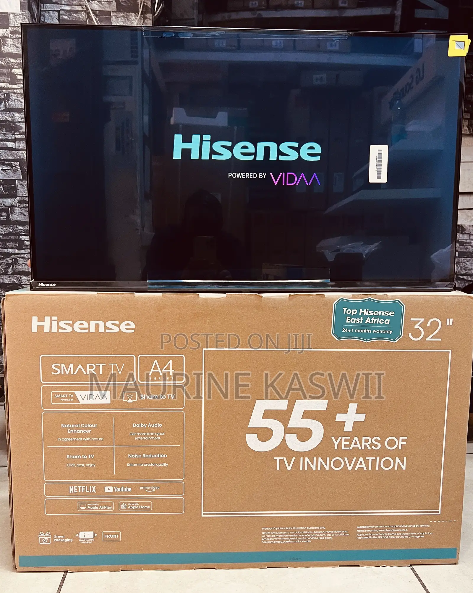 Hisense 32” Full Hd 32a4 Frameless
