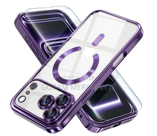 Clear Magsafe Case With Camera Lens Protector for iPhone 17 Pro Max