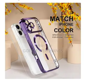 Clear Magsafe Case With Camera Lens Protector for iPhone 17 Pro Max