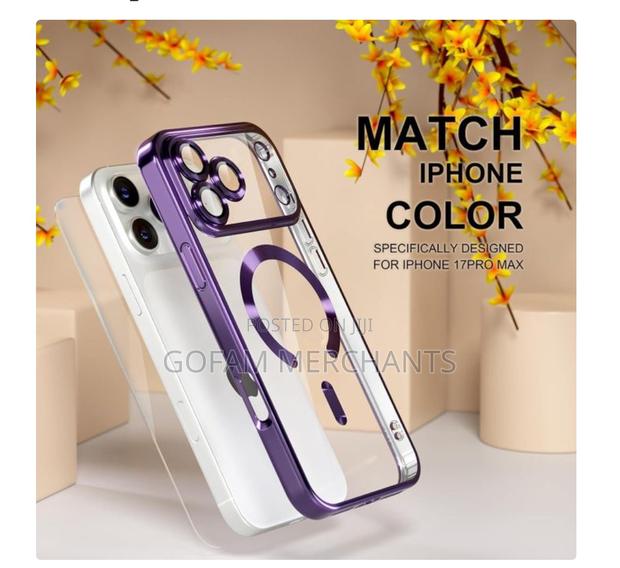 Clear Magsafe Case With Camera Lens Protector for iPhone 17 Pro Max - thumbnail 3