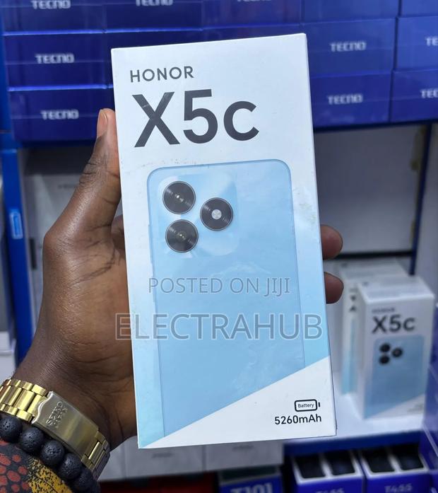New Honor X5c Plus 128 GB Black