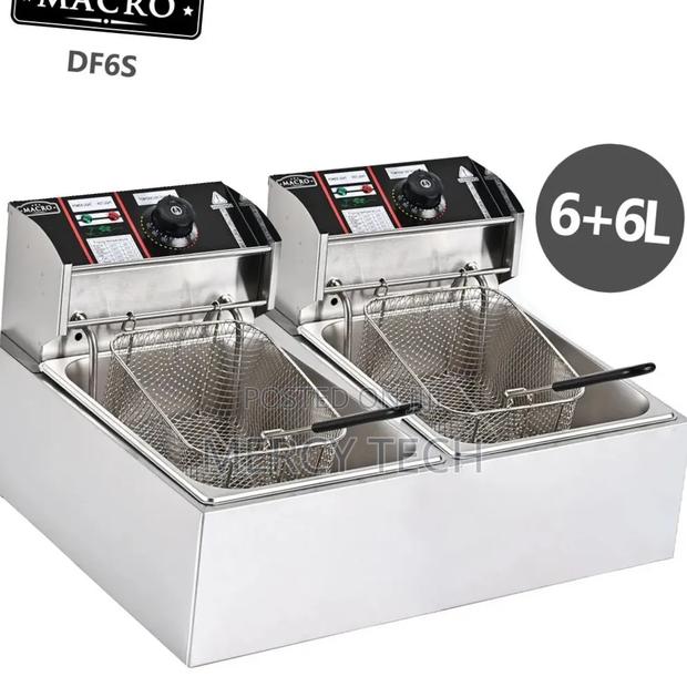 Nunix Macro Df6s 6+6l Double Deep Fryer