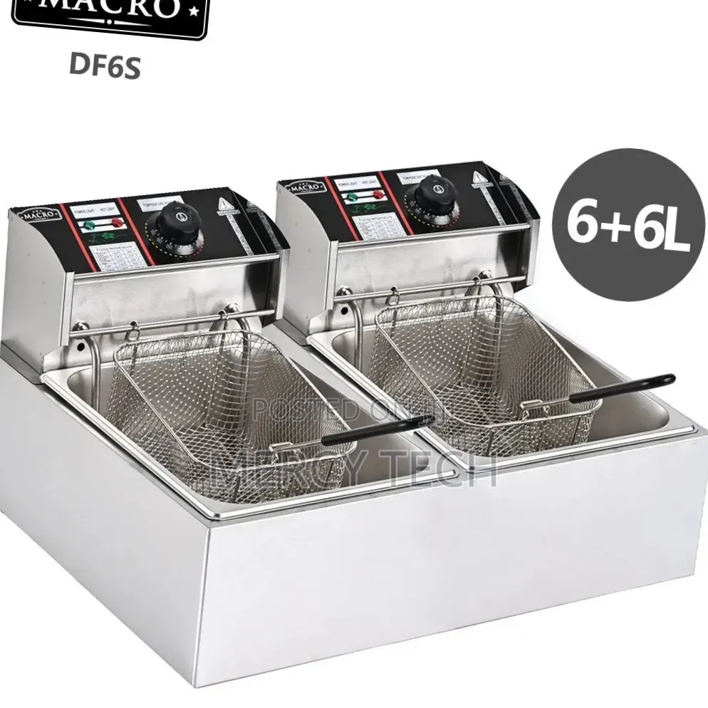 Nunix Macro Df6s 6+6l Double Deep Fryer