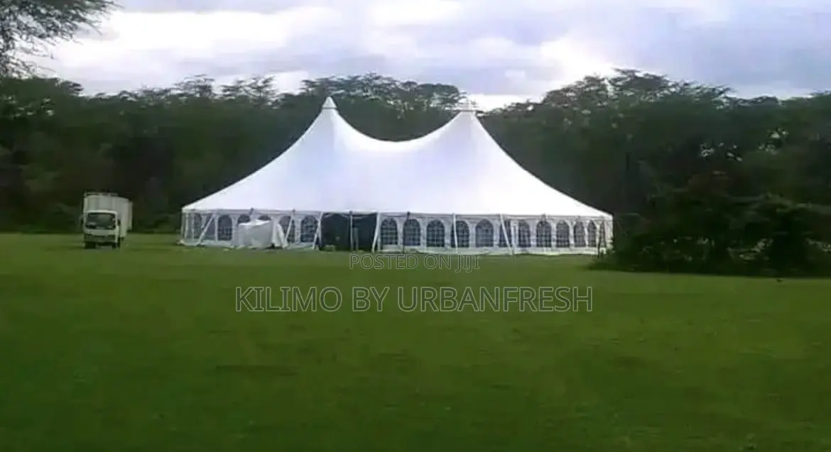 Double Peak Tents Available. 100 Seater.