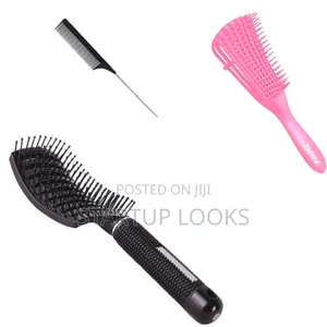 3 Hair Styling Combs + Free Hair Spray