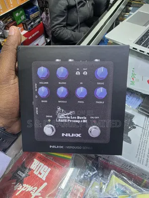 Nux Melvin Lee Davis NBP-5 Dual Switch Bass Pedal Bass Preamp,Di Box